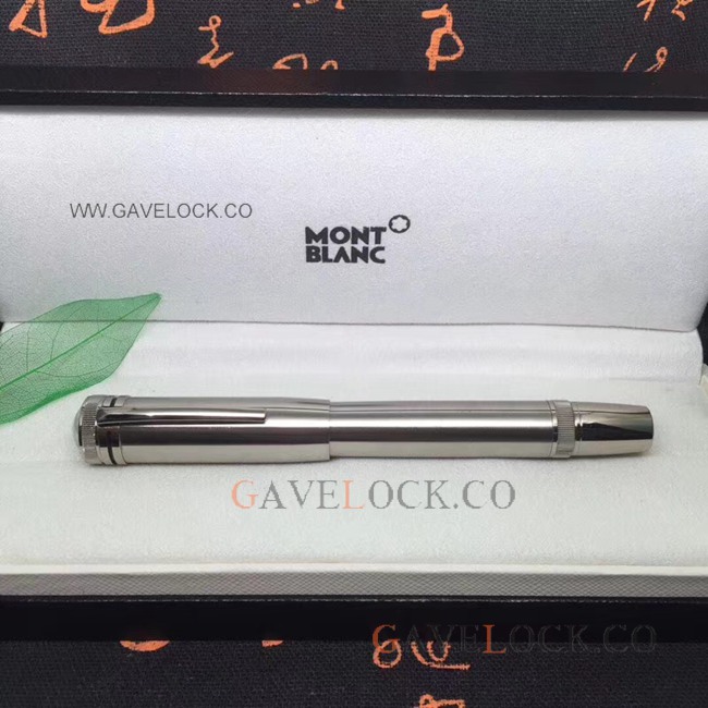 Heritage Collection 1912 Silver Rollerball / Replica Mont Blanc Pens For Sale